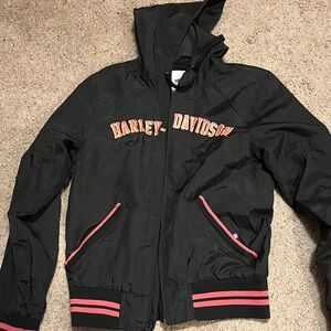 Harley-Davidson Black wind jacket retro style